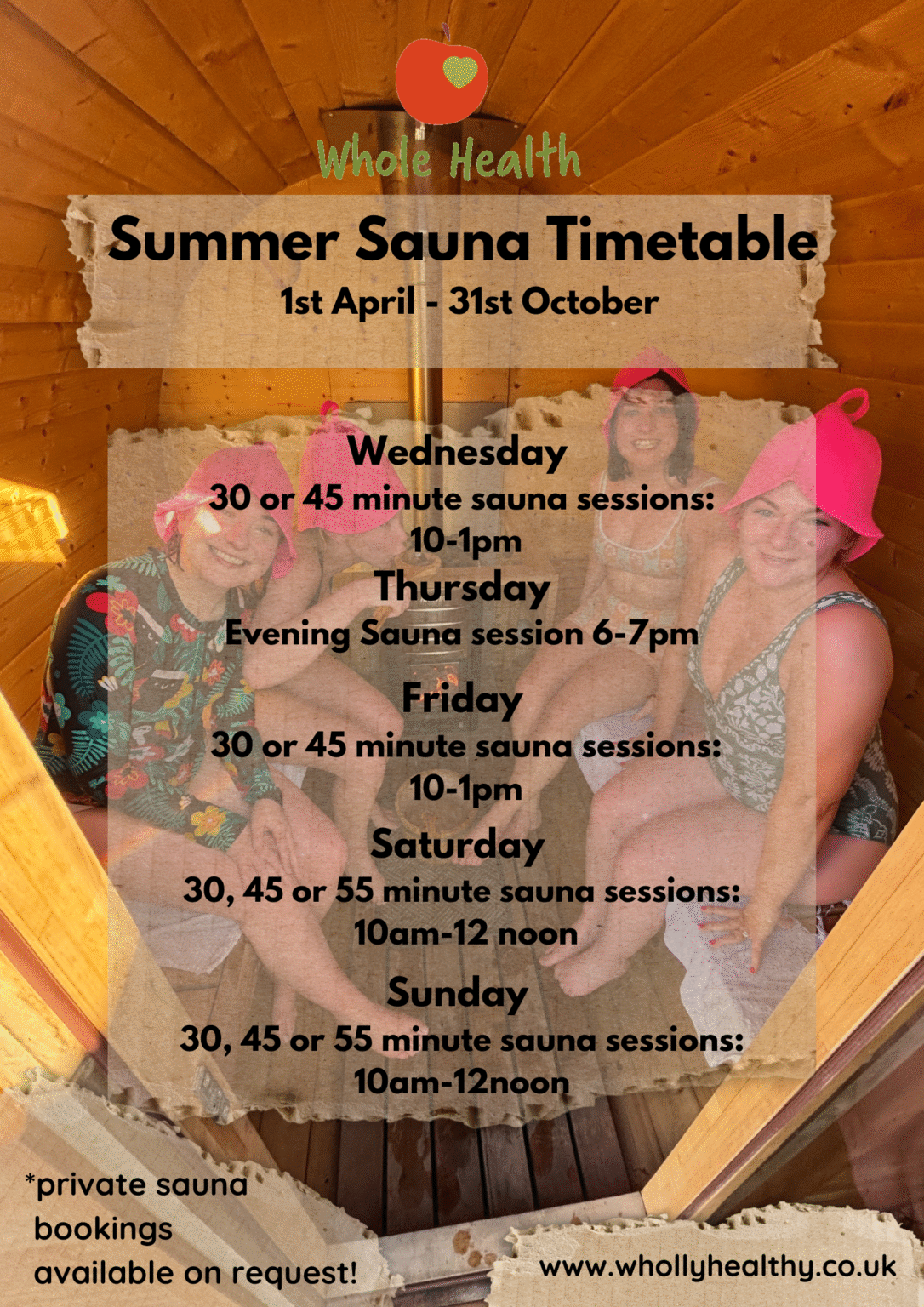 Sauna Week WholeHealth Woodfired Lakeside Sauna - Whole Health